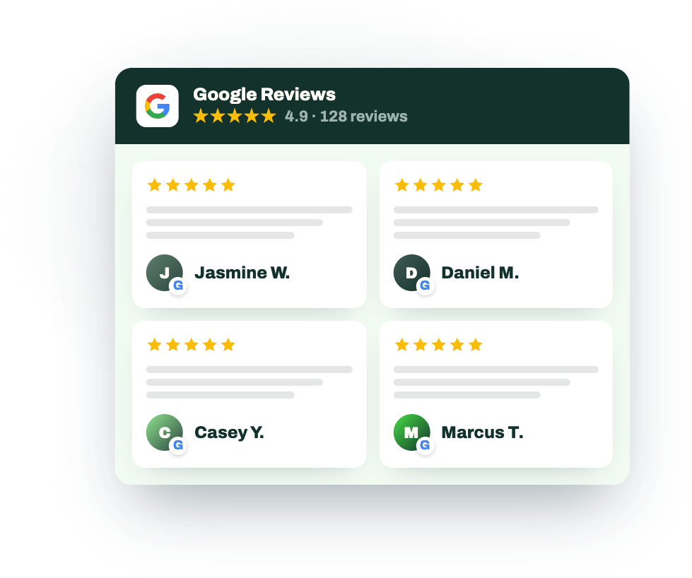 Live Google Reviews